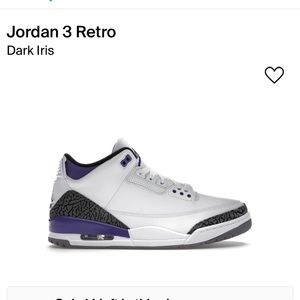 Jordan Retro 3 Dark Iris